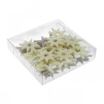 Artikel Deko Sterne zum Basteln Gelb, Braun Moosgummi 4cm 36 St