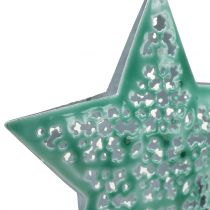 Artikel Stern Mintgrün zum Hängen 9,5cm 1 St