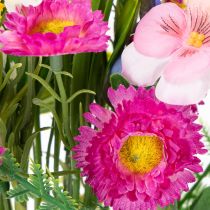 Artikel Kunstblumenstrauß aus Polyester und Kunststoff, 37 cm, mehrfarbig, Frühling, Wohnraumdekoration