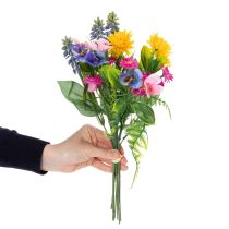 Artikel Kunstblumenstrauß aus Polyester und Kunststoff, 37 cm, mehrfarbig, Frühling, Wohnraumdekoration