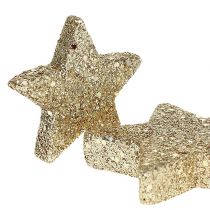 Streu-Sterne Hellgold Glimmer 4-5cm 40St