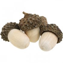 Streudeko Deko Eicheln Herbstdeko Winterdeko 3cm 36St
