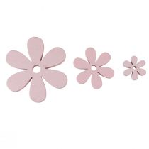 Artikel Streudeko Holz Blumen Rosa Tischdeko Sommer Ø2–6cm 20 St