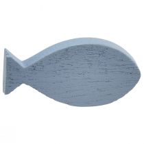 Artikel Streudeko Holz Deko Fische Blau Weiß Maritim 3–8cm 24St