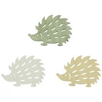 Artikel Streudeko Holz Igel Deko Grün Braun Weiß 4x3cm 72 St