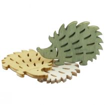 Artikel Streudeko Holz Igel Deko Grün Braun Weiß 4x3cm 72 St