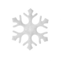 Streudeko Schneeflocken weiß 3,5cm 120St