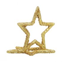 Artikel Streudeko Weihnachten Sterne Golden Glitter Ø4cm 120 St