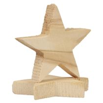 Artikel Streudeko Weihnachten Sterne Natur Holzsterne Ø5,5cm 12 St