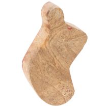 Artikel Socken aus Holz, rot mit weißen Punkten, 6 cm, 8 Stück, Tischdekoration Weihnachten