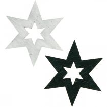 Artikel Holzsterne Deko Streudeko Weihnachten Schwarz H4cm 72 St