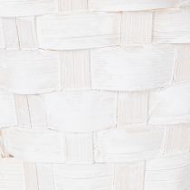 Artikel Streukorb aus Weide weiß 36cm für Blütenblätter 3er-Set