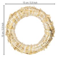 Artikel Strohkranz Rohling Kranz aus Stroh Strohrömer 15/3cm 2 St