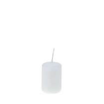 Artikel Stumpenkerzen Weiß Adventskerzen klein Kerzen 60/40mm 24St