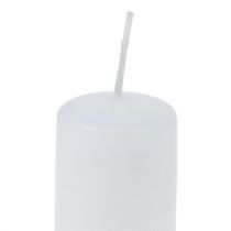 Artikel Stumpenkerzen Weiß Adventskerzen klein Kerzen 60/40mm 24 St