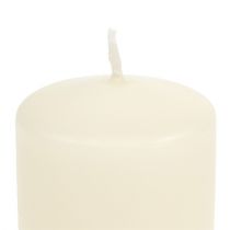 Stumpenkerze 80/40 Creme 24St