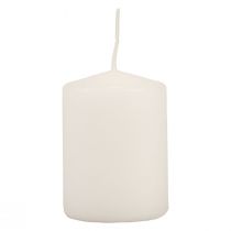 Artikel Stumpenkerzen Weiß Adventskerzen klein Kerzen 70/50mm 24St