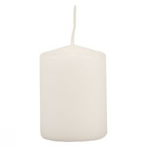 Artikel Stumpenkerzen Weiß Adventskerzen klein Kerzen 70/50mm 24 St
