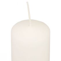 Artikel Stumpenkerzen Weiß Adventskerzen klein Kerzen 70/50mm 24St