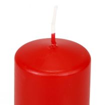 Artikel Stumpenkerzen Rote Adventskerzen Kerzen Rot 70/50mm 24 St