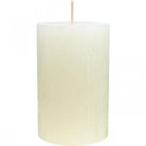 Artikel Stumpenkerzen Rustic Durchgefärbte Adventskerzen Weiß 70/110mm 4 St