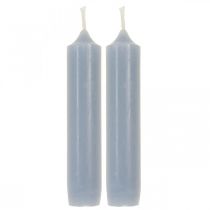 Stumpenkerzen Hellblau Stabkerzen Kurz Ø2,2cm H11cm 6St