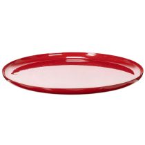 Artikel Deko-Tablett Metall 27 cm Rot