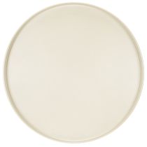 Artikel Dekoplatte Metall rund beige 41 cm für Innenbereich
