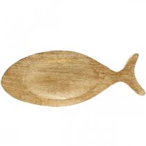 Artikel Deko Tablett Holz Fisch Holztablett Holzteller 30x3x12cm