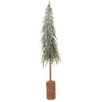 Artikel Künstlicher Tannenbaum 90 cm Gefrostet mit Holzsockel für Innen