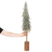Artikel Künstlicher Tannenbaum 90 cm Gefrostet mit Holzsockel für Innen