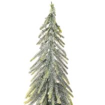 Artikel Künstlicher Tannenbaum 90 cm Gefrostet mit Holzsockel für Innen