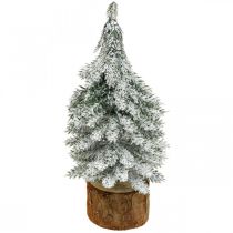 Artikel Deko-Tannenbaum, Winterdeko, Tanne mit Schnee H19cm