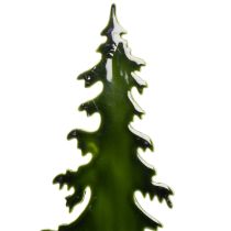 Artikel Deko-Tannenbaum aus Metall auf Holzfuß 46 cm grün
