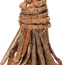 Artikel Tannenbaum aus Weidenzweigen auf Holzsockel 48 cm natur