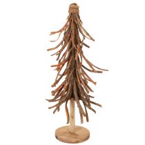 Artikel Tannenbaum aus Weidenzweigen auf Holzsockel 48 cm natur