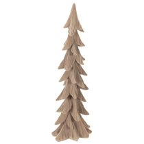 Artikel Deko Tannenbaum Kunststoff braun beflockt 44cm