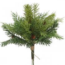 Dekozweige Weihnachtszweige Künstliche Tannenzweige H31cm