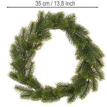 Artikel Künstlicher Türkranz Tannengrün Ø 35cm aus Kunststoff