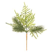 Artikel Künstlicher Tannenzweig aus Kunststoff 22cm Grün 2 Stück Innenbereich