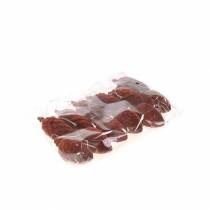 Artikel Deko-Zapfen beflockt Rooibos 9,5cm/8cm 12 St