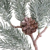 Tannenzweig Künstlich Weihnachtszweig Gefrostet 43cm