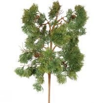 Artikel Tannenzweig Künstlich Tannengrün Zedernzweig Zapfen 85cm
