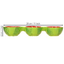 Artikel Tapas-Set Dipschalen Keramik Wassermelone 8,5×28cm