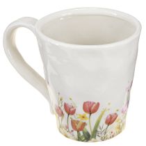 Artikel Pflanztasse aus Keramik mit Blumenmotiv 10,5 cm
