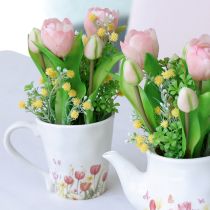 Artikel Pflanztasse aus Keramik mit Blumenmotiv 10,5 cm