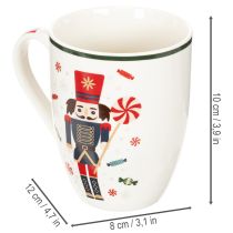 Artikel Tassenset Nussknacker und Zuckerstange aus Keramik 10cm 2-teilig