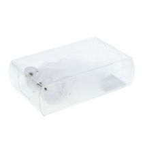 Artikel Taube am Clip Weiß 14cm 2St