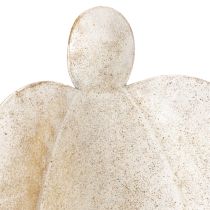 Artikel Engelfigur Kerzenhalter aus Metall Gold 50 cm für Tischdekoration
