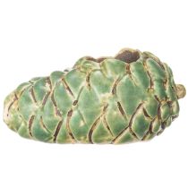 Artikel Kerzenhalter Tannenzapfen-Design Keramik 8 cm 3er-Set Mehrfarbig